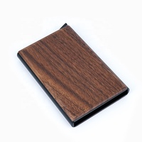 Casing Dompet Kayu 2023 untuk Pria, Klip Kartu Kredit Uniseks Kayu