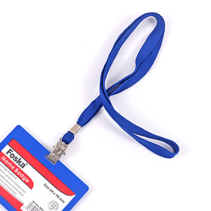 Foska Phổ Biến Giá Rẻ Thẻ Tên Phụ Kiện Phổ 4 Màu Sắc Nylon Tùy Chỉnh Dây Đeo Vòng Cổ Dây Buộc Với Kim Loại Clip - Product Image 3