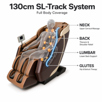 Fauteuil de massage électrique complet Taijixiang 3D 4D pour la maison, luxe, zéro gravité, télécommande, rouleaux, piste SL