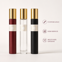 Flacon pulvérisateur de parfum de voyage vide personnalisé 35 ml, style stylo noir, atomiseur rechargeable avec capuchon argenté, vente en gros