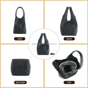 <span class=keywords><strong>Borse</strong></span> a Tracolla Oversize di Lusso alla Moda per Donne, in Vera Pelle con Apertura Superiore e Grande Capacità - Product Image 3