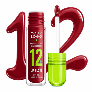 Gloss à lèvres hydratant style K-Beauty, couleur longue tenue 12H, brillance intense, lisse, non collant, hydratant, vitamine B12 - Product Image 1