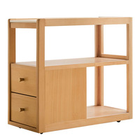 Table d'appoint en bois avec deux tiroirs et 2 tiroirs pour le salon et la chambre à coucher, offre spéciale