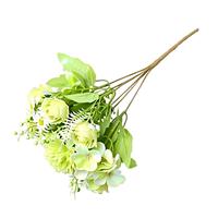 Bouquets de fleurs en soie de couleur personnalisée pour vitrine de centre commercial et décoration intérieure