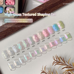 12 Farben Dreamy Texture Nagellack <span class=keywords><strong>Gel</strong></span> Keine Notwendigkeit zu waschen Aurora Silk Hochglanz Textur Styling <span class=keywords><strong>Gel</strong></span> Polish - Product Image 2