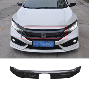 Rejilla de Fibra de Carbono Estilo M para Parachoques Delantero, Compatible con Honda Civic FC1 FK7 Type R 2016+ - Product Image 1