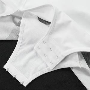 Tuta da donna con ferretto Push up con ferretto personalizzato tinta tinta unita spalline regolabili sottili per il controllo della pancia in pizzo che Lifting la tuta da donna - Product Image 5