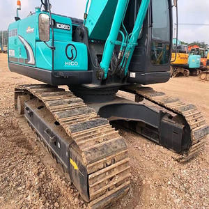 Excavatrice hydraulique lourde d'occasion Kobelco SK200, moteur à économie de carburant, garantie 1 an, service après-vente 24h/24, en stock - Product Image 4