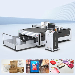 Découpeuse CNC automatique de haute précision pour bannières publicitaires en PVC avec couteau oscillant, garantie 3 ans - Product Image 2