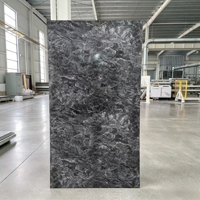 Panel de Pared SPC Ranurado Impermeable de 5 mm, Revestimiento de Pared Decorativo de PVC para Interiores y Exteriores, para el Hogar, la Oficina y Edificios Comerciales
