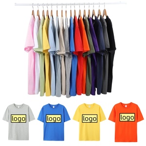 メンズ高品質180gコットン無地半袖カジュアルブランクTシャツプラスサイズカスタムブランドロゴデジタルプリント卸売 - Product Image 4