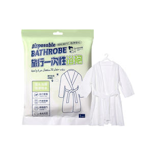 UUKKG Albornoz desechable de color sólido, 80 g, para viajes, uso en hoteles, saludable, cómodo, usable para hombres y mujeres - Product Image 1