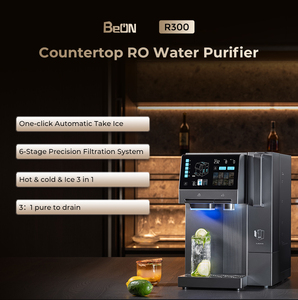 Desktop Hot Cold Reverse Osmosis <strong>Water</strong> Purifier <strong>Dispenser</strong> with Ice Maker - Product Image 5
