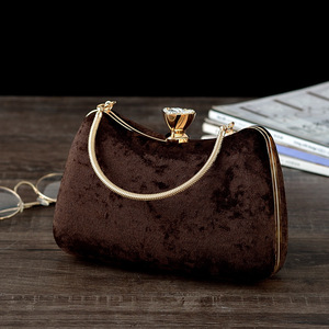 Bolso de Noche de Lujo con Forma de Almohada Vintage en Oferta, Bolso de Mano Elegante de Gran Capacidad para Fiestas Formales, Bodas, Bolso de Noche Moderno - Product Image 5