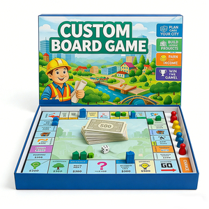 Vietnam OEM Board Game Manufacturer Custom Eco-Friendly Portable Tabletop Game Printing <b>Cards</b> for Family Kids Adults Gift Box - Product Image 4