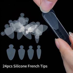 <span class=keywords><strong>Moldes</strong></span> de Silicona para Uñas de Salón, Almohadillas de Silicona para Extensión de Uñas con Gel de Construcción Rápida - Product Image 3