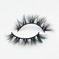 Cils en faux vison style régulier DY16~32, faits à la main, en PBT, bande complète, divers modèles de maquillage disponibles, synthétiques, 12 mm