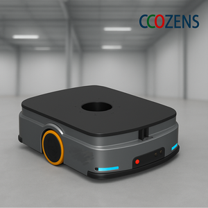 <span class=keywords><strong>AGV</strong></span>/AMR ZENS 400D 400KG |   Navegación Híbrida (SLAM) + Elevación Rotatoria + Evitación de Obstáculos por Láser + 6-8 Horas de Autonomía para Materiales - Product Image 4