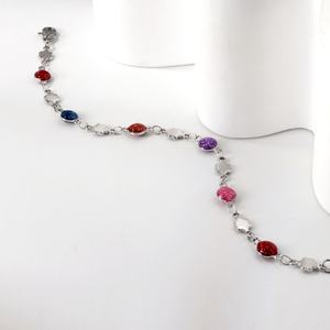 Italian Charm Fashion Jewelry Colour Mixture Bracelet Bangle 18K <b>Gold</b> Stainless Steel Bracelet <b>Woman</b> - Product Image 6