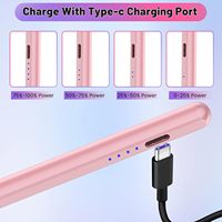 Pena Stylus aktif Universal, pena Stylus aktif Universal untuk Android IOS Windows sentuh untuk iPhone iPad Pro ponsel Samsung Mini untuk Tablet Xiaomi