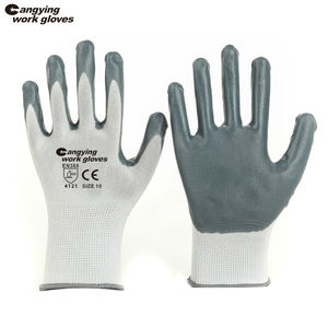 Constructeurs CHUANGYING caoutchouc enduit 13g polyester poignée cargo léger bonne adhérence gants de travail logo personnalisé - Product Image 2