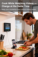 Interrupteur intelligent Lanbon L10 FusionCharge, plaque murale multifonctionnelle avec ports USB C, compatible avec Alexa et Google Assistant