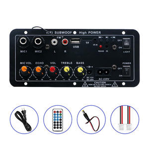 บอร์ดบลูทูธเครื่องขยายเสียงรถยนต์แบบข้ามพร<span class=keywords><strong>ม</strong></span>แดนสำหรับใช้ในบ้าน<span class=keywords><strong>คาราโอเกะ</strong></span>กลางแจ้งแบบ DIY - Product Image 4