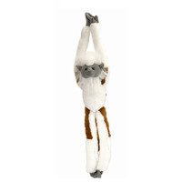 Personnalisé de haute qualité mignon doux animal en peluche longs bras en peluche singe aimant de réfrigérateur