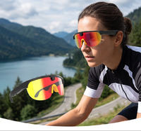 Lunettes de cyclisme intelligentes AIMB-G5 Max AI avec caméra 8MP, enregistrement vidéo HD 1080P, traduction IA en temps réel et protection UV400