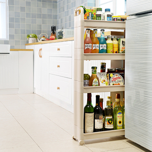 Venta al por mayor mejores productos multicapa mesita de noche Esquina de plástico de almacenamiento estante de cocina estante organizador estantes de cocina - Product Image 3