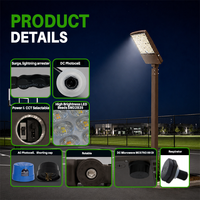 Éclairage LED pour Boîte à Chaussures, Vente Directe Usine, 3 Températures de Couleur Sélectionnables, AC120-277V 347V, Capteur Photoélectrique, Commande en Gros, Éclairage Commercial Extérieur