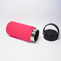 Bouteille d'eau portable Jiahe en acier inoxydable de 350 ml pour enfants, avec paille, isolation sous vide, large ouverture, sans BPA, pour la randonnée et les activités de plein air