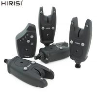 Set Alarm Gigitan Ikan Nirkabel Hirisi Tahan Air, Volume dan Sensitivitas Dapat Diatur, Dilengkapi Receiver dan Kotak Penyimpanan S5