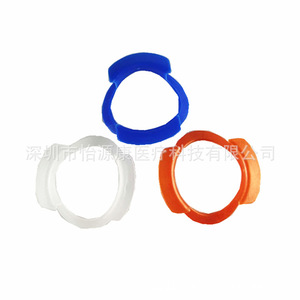 Dental Mouth Opener O Type Universal Plug Manual Oral Therapy Equipment White Blue Orange Color Options For Adults - Product Image 1