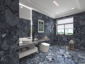 Carreaux <span class=keywords><strong>de</strong></span> <span class=keywords><strong>sol</strong></span> extérieurs modernes semi-mats gris foncé en porcelaine, briques réfractaires, carreaux <span class=keywords><strong>de</strong></span> céramique émaillés pour <span class=keywords><strong>salle</strong></span> <span class=keywords><strong>de</strong></span> <span class=keywords><strong>bain</strong></span> et salon, école - Product Image 4