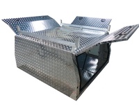 Offre Spéciale cages en aluminium pour chiens, chenils métalliques, boîte à outils pour camion, plateau, auvent arrière