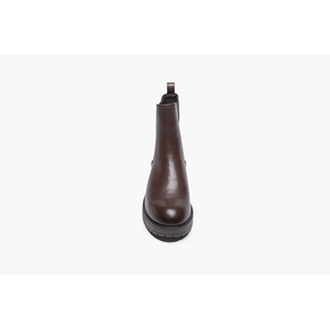 <span class=keywords><strong>Bottines</strong></span> <span class=keywords><strong>Chelsea</strong></span> imperméables pour femmes en <span class=keywords><strong>cuir</strong></span> PU avec semelle en caoutchouc, à enfiler, noires, pour le travail, automne-hiver - Product Image 6