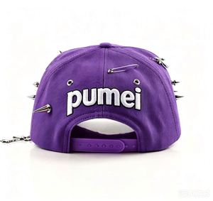 หมวกกีฬาคุณภาพสูง PUMEI หมวกเบสบอลปักโลโก้ตามสั่ง หมวกทรงคลาสสิค 5 แผง หมวกแก๊ปสไตล์ลำลองสำหรับทุกเพศ - Product Image 5