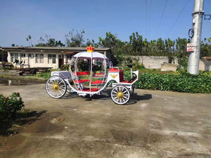 Chariot électrique en forme de citrouille avec sièges confortables, chariot de balade vintage pour parc d'attractions et activités de plein air - Product Image 4