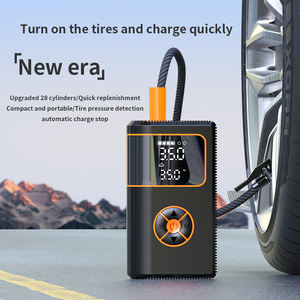 Arrancador de Coches de Emergencia, Inflador de Aire, Batería Portátil de 6000 mAh, Bomba de Aire, Inflador de Neumáticos de 150 PSI para <span class=keywords><strong>Coche</strong></span> y Motocicleta - Product Image 1