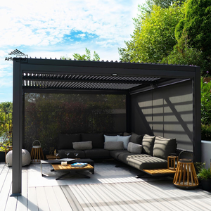Pergola bioclimatique moderne en aluminium Airfunoutdoor avec finition thermolaquée, design écologique, résistante aux rongeurs - Product Image 5