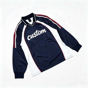 Custom Vintage Retro <b>Patchwork</b> Oversized Long Sleeve T-<b>Shirts</b> V- Neck Long Sleeve T-<b>shirts</b> for Men - Product Image 3