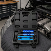 Kit d'outils de compression de ressort de soupape, outil de démontage et d'installation de ressort de soupape de moteur pour la réparation automobile