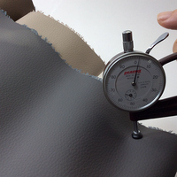 Cuir marron de 1.8 à 1.9mm pour fauteuil, cuir de silicone aspect cuir véritable pour canapé en Chine