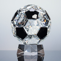Trophée de football en cristal 3D personnalisé de haute qualité Small Bridge K9, trophée de champion de la ligue de football en cristal