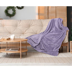 Manta de Franela con Corte Zigzag 200x230cm Surtida - Product Image 1