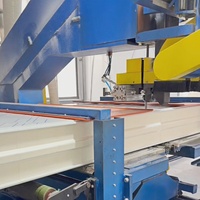 Panneaux sandwich en acier galvanisé de 200 mm avec isolation en polyuréthane PU/PIR, design industriel pour l'isolation des toits et des murs dans les chambres froides