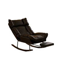 Fauteuil à bascule ergonomique pliable et réglable, une place, durable, idéal pour l'hôtellerie et l'usage domestique quotidien – Offre Spéciale