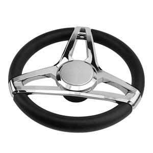 Volant de bateau 350 mm en TPU souple argenté, couverture intégrale - Product Image 3