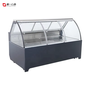 Refrigerador de exhibición de supermercado al por mayor de fábrica y congelador grande Modo de refrigeración por aire comercial - Product Image 6